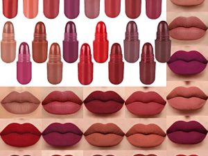 BINGBRUSH 18Pcs Mini Capsule Makeup Lipstick Pills Set