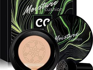 Air Cushion CC Cream Mushroom Head Foundation，Naturally Nude Makeup Concealer Mushroom Head Moisturizing Concealer，Mushroom Head Air Cushion CC Cream BB Cream Beauty Moisturizing Air Cushion (Natural Color)… B09V2HC76N